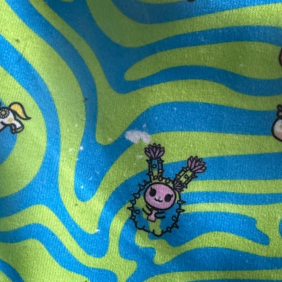 tokidoki Blue and Green Patterned Joggers - Picture 3 of 4